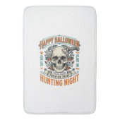 Vintage-Halloween-Totenkopf-Streich-oder-Überrasch Badematte (Vorderseite Vertikal)