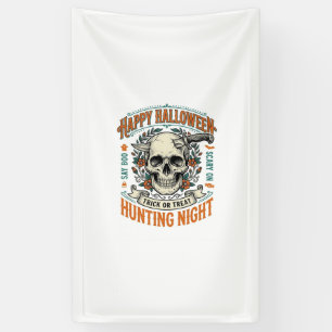 Vintage-Halloween-Totenkopf-Streich-oder-Überrasch Banner