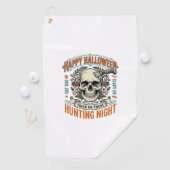 Vintage-Halloween-Totenkopf-Streich-oder-Überrasch Golfhandtuch (Insitu)
