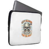 Vintage-Halloween-Totenkopf-Streich-oder-Überrasch Laptopschutzhülle (Vorne Rechts)