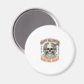 Vintage-Halloween-Totenkopf-Streich-oder-Überrasch Magnet (Vorderseite/Rückseite)