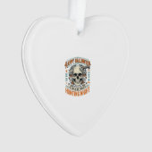 Vintage-Halloween-Totenkopf-Streich-oder-Überrasch Ornament (Vorderseite)