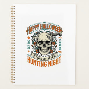 Vintage-Halloween-Totenkopf-Streich-oder-Überrasch Planer