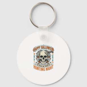 Vintage-Halloween-Totenkopf-Streich-oder-Überrasch Schlüsselanhänger