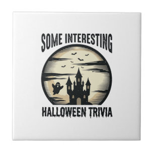 Vintage-Halloween-Trivia-Geist-Mond-Shirt-Design_1 Fliese