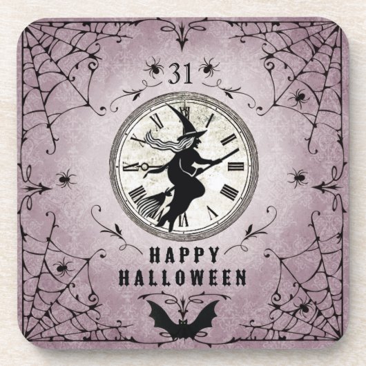 Vintage Halloween-Untersetzer Untersetzer (Vorderseite)