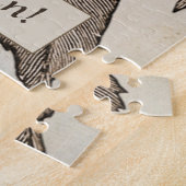 Vintage Halloween-Viktorianische Gotische Rose in  Puzzle (Seite)