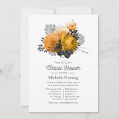 Vintage Halloween-Virtual-Dusche Einladung (Vorderseite)