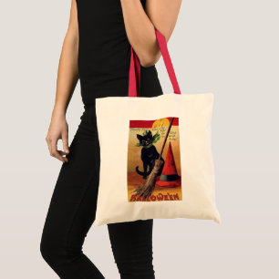 Vintage-Halloween von Ellen Clapsaddle, schwarze K Tragetasche