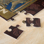 Vintage Halloween Vorbereitung für das Party Puzzle (Seite)