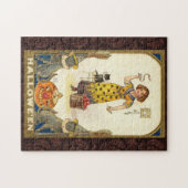 Vintage Halloween Vorbereitung für das Party Puzzle (Horizontal)