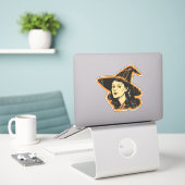Vintage Halloween-Witzensaison Aufkleber (Laptop auf Schreibtisch)