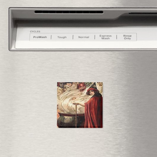 Vintage Halloween-Zauberei Magnet (In Situ (Geschirrspüler))