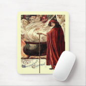Vintage Halloween-Zauberei Mousepad (Mit Mouse)