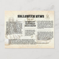 Vintage Halloween-Zeitung