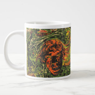 Vintage-Halloween-Zombies, Graffiti-Straßenkunst Jumbo-Tasse