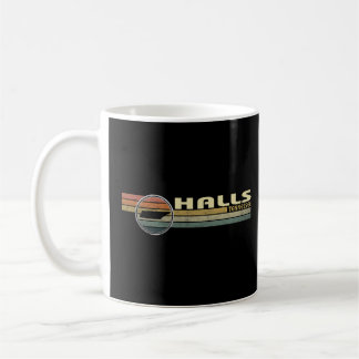 Vintage HALLS im Stil der 80er Jahre, TN Kaffeetasse