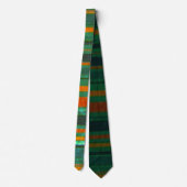 Vintage-Halstuch mit vertikaler, kräftiger Streife Krawatte (Rückseite)