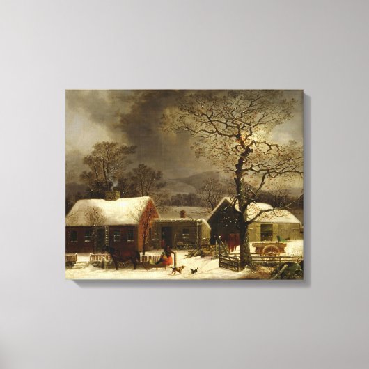 Vintage Haltbarkeit Leinwanddruck (Vorderseite)