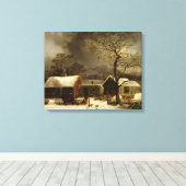 Vintage Haltbarkeit Leinwanddruck (Insitu (Holzboden))
