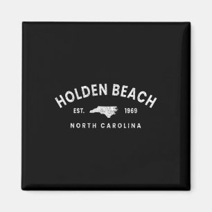 Vintage-Halten Sie den Strand von North Carolina A Magnet