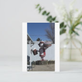 Vintage Hamburger Lady Postkarte (Stehend Vorderseite)