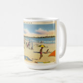 Vintage Hampton Beach Postkarte Kaffeetasse (VorderseiteRechts)