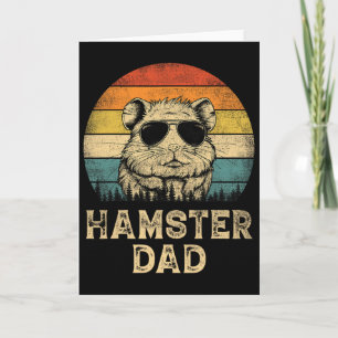 Vintage Hamster Papa Hamsterliebhaber Daddy Vater& Karte