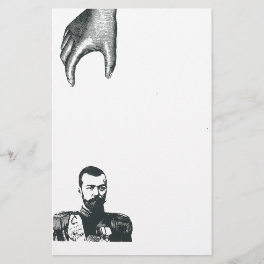 Vintage Hand, bemerkenswertes Herr-Briefpapier Briefpapier (Vorderseite)