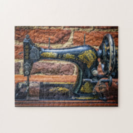 Vintage Hand Crank Sewing Machine Puzzle