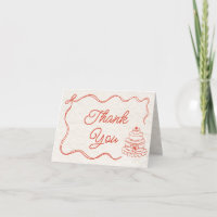 Vintage Hand gezogen Retro Ribbon Bow Kuchen Orang