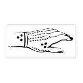 Vintage Hand mit Henna Design Gummi Briefmarke Gummistempel (Prägung)
