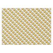 Vintage handbemalte Birnen, französisches Landdeko Tischdecke (Vorderseite (Horizontal))