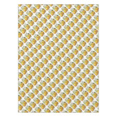 Vintage handbemalte Birnen, französisches Landdeko Tischdecke (Vorderseite)