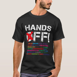 Vintage Hände aus Protest gegen mein Sozialversich T-Shirt