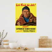 Vintage Handelshilfe Poster (Küche)