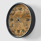 Vintage Handelskarte Uhr (Winkel)