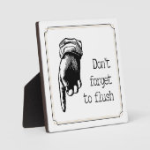 Vintage Handflush Erinnerung Bad Fotoplatte (Vorderseite)