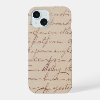 Vintage handgeschriebener Brief iPhone-Hülle 💫 iPhone 15 Hülle