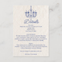 Vintage handgezeichnete Kronleuchter Hochzeitsdeta