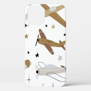 Vintage handgezeichnetes nahtloses sich wiederhole Case-Mate iPhone hülle