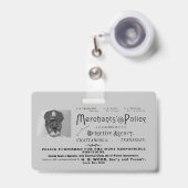 Vintage Händler Ausweis (Vorderseite mit Ausziehbar)