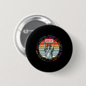 Vintage Hands-Off-Protest gegen Trump Button (Vorne & Hinten)