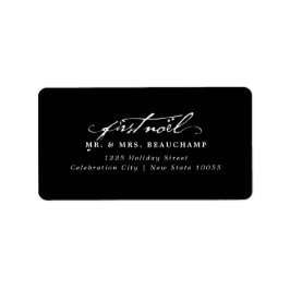 Vintage Handschrift Erste Weihnachten Hochzeitadre