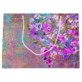 Vintage Handschrift für das Bluherz Große Geschenktüte (Vorderseite)