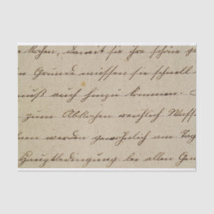 Vintage Handschrift Typografie Antique Seidenpapier