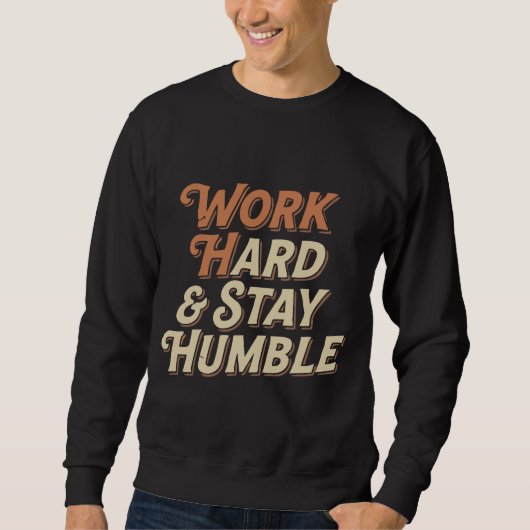 „Vintage-Handschrift-Zitat, strukturierte Textur, Sweatshirt (Vorderseite)