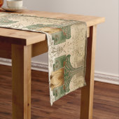 Vintage Handwerkskunst oder Missionsstil Kurzer Tischläufer (Beispiel)