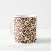 Vintage Handzeichnung des Islammusters Kaffeetasse (Vorderseite Links)