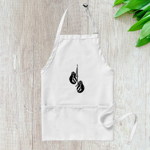 Vintage Hangboxhandschuhe Retro-Kämpfer Schürze